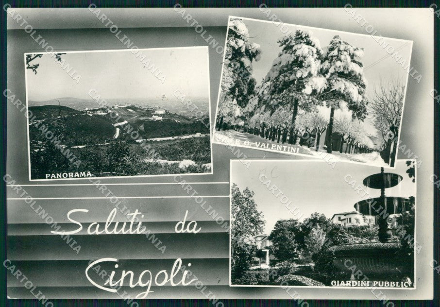 Macerata Cingoli Saluti da Foto FG cartolina KF1839 – fronte
