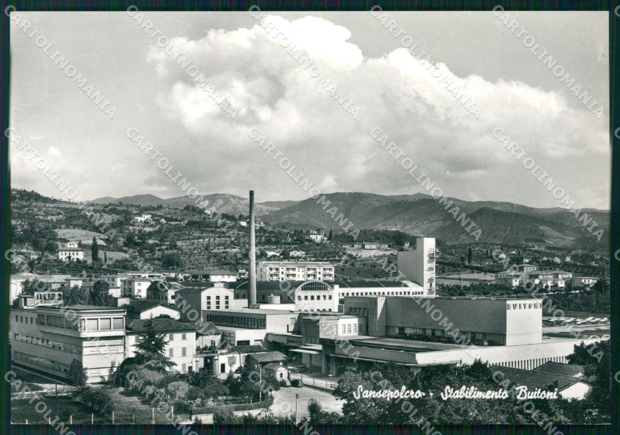 Arezzo Sansepolcro Stabilimenti Buitoni Foto FG cartolina KF1845 – fronte