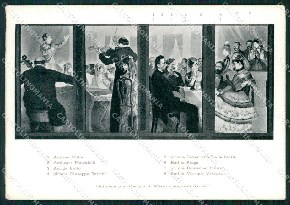 Milano Città Ristorante Savini Quadro Romano di Massa Foto FG cartolina KF1859 – fronte