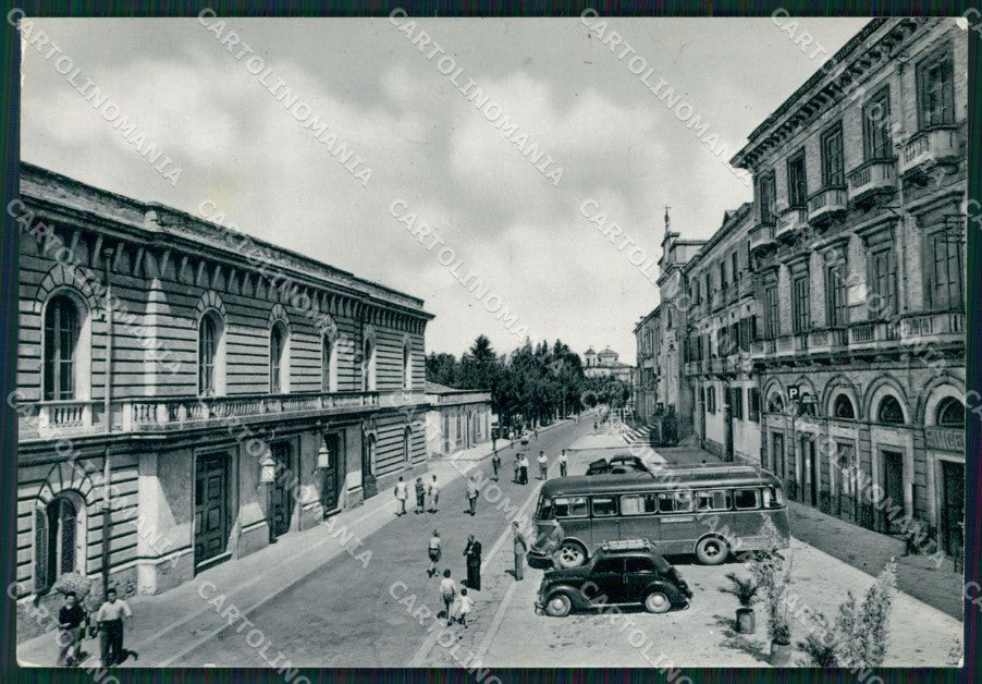 Vibo Valentia Città Corriera Auto Foto FG cartolina KF1885 – fronte