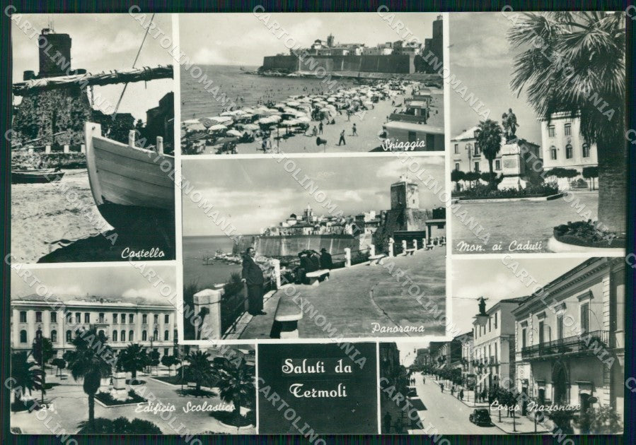 Campobasso Termoli Saluti da PIEGHINA Foto FG cartolina KF1908 – fronte