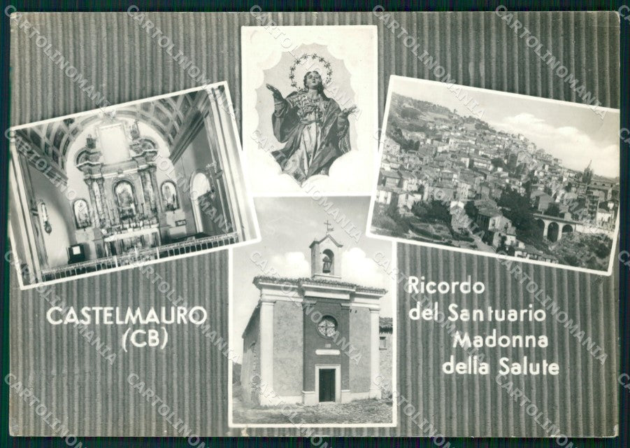 Campobasso Castelmauro Santuario STRAPPINO Foto FG cartolina KF1913 – fronte