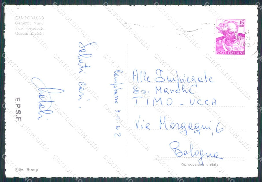 Campobasso Città Foto FG cartolina KF1914 – retro