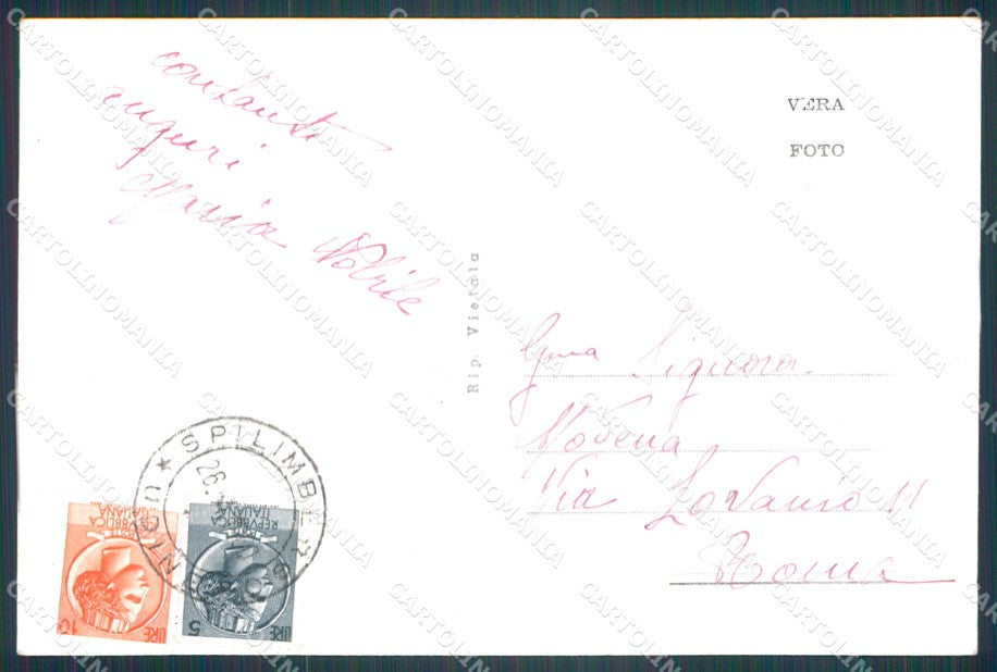 Pordenone Valvasone Asilo Foto FG cartolina KF1919 – retro