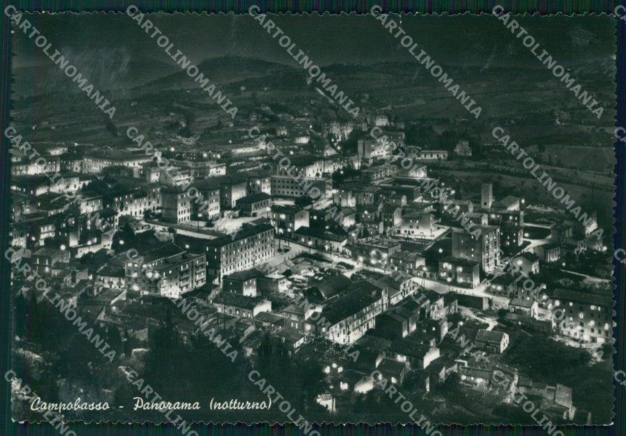 Campobasso Città PIEGATA Foto FG cartolina KF1921 – fronte