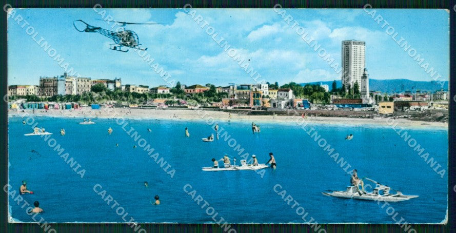 Rimini Città Elicottero Foto Mini cartolina KF1930 – fronte