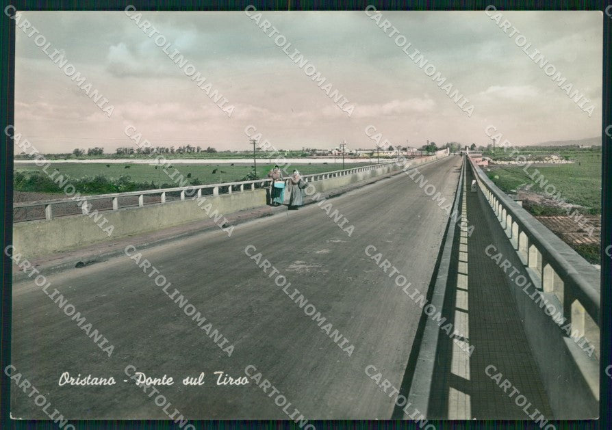 Oristano Città Ponte sul Tirso Foto FG cartolina KF1934 – fronte
