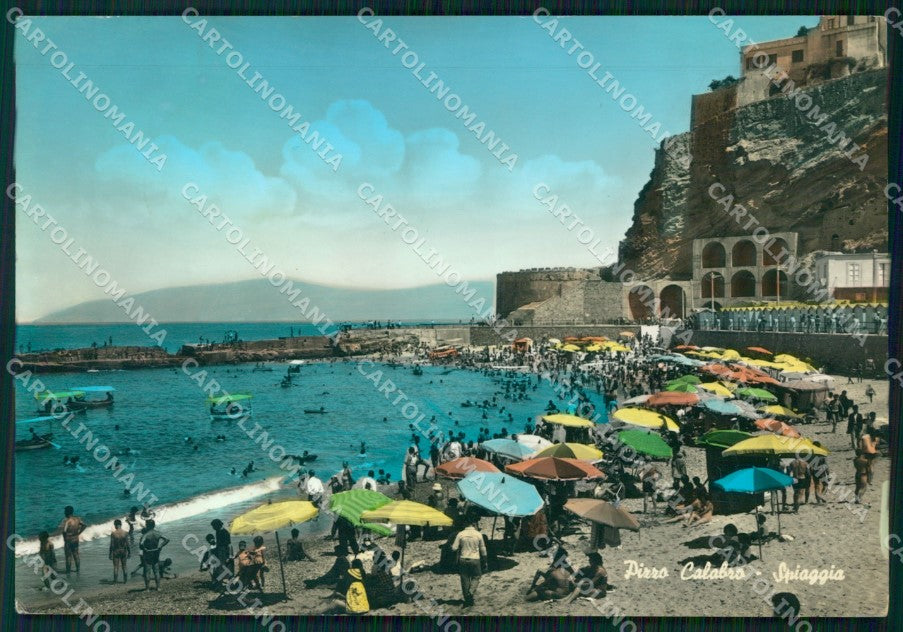 Vibo Valentia Pizzo Calabro PIEGA Foto FG cartolina KF1937 – fronte