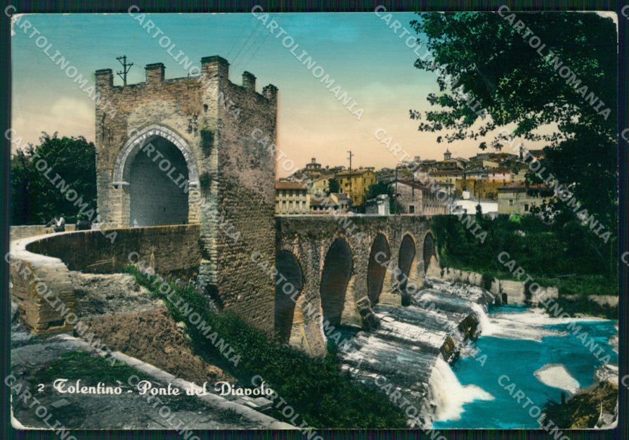 Macerata Tolentino PIEGHE Foto FG cartolina KF1951 – fronte
