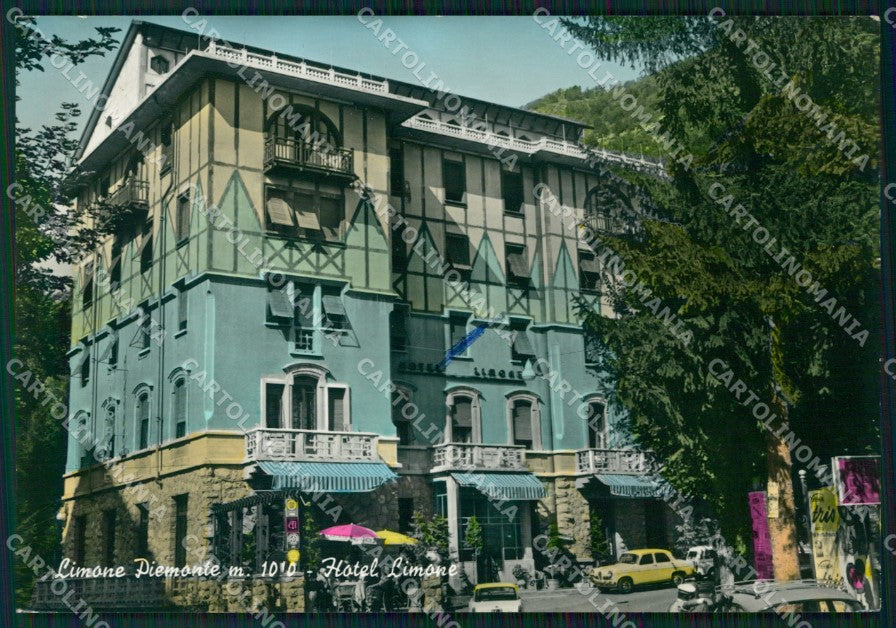 Cuneo Limone Piemonte Auto Foto FG cartolina KF1985 – fronte