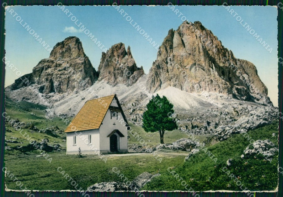 Bolzano Selva di Gardena Passo Sella Foto FG cartolina KF1992 – fronte