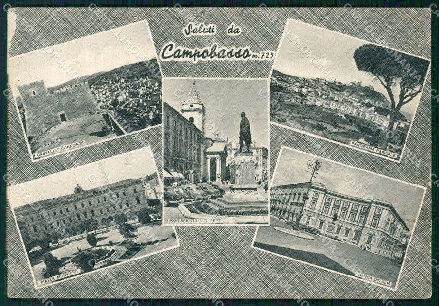 Campobasso Città Saluti da FG cartolina KF2014 – fronte