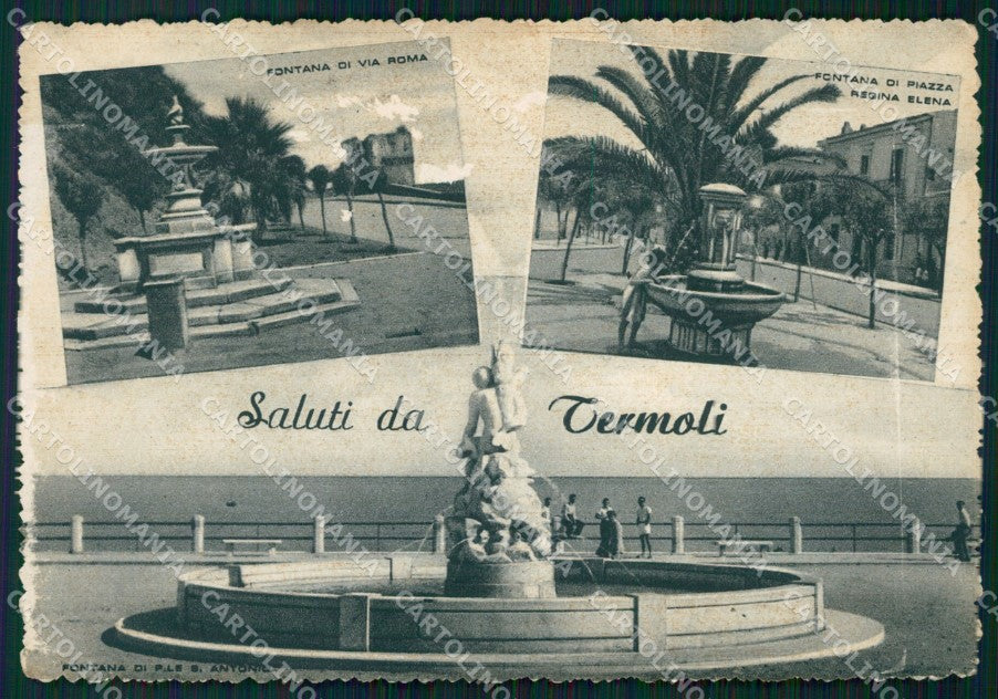 Campobasso Termoli Saluti da ABRASA FG cartolina KF2015 – fronte