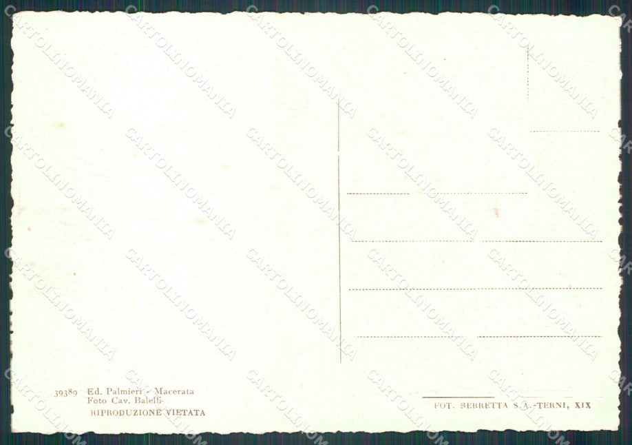 Macerata Città ABRASA FG cartolina KF2024 – retro