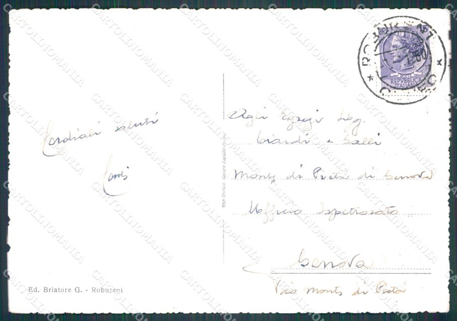 Cuneo Roburent Piazza di FG cartolina KF2040 – retro