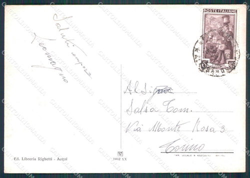 Alessandria Acqui Terme FG cartolina KF2045 – retro