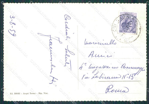 Alessandria Acqui Terme STRAPPINO FG cartolina KF2053 – retro