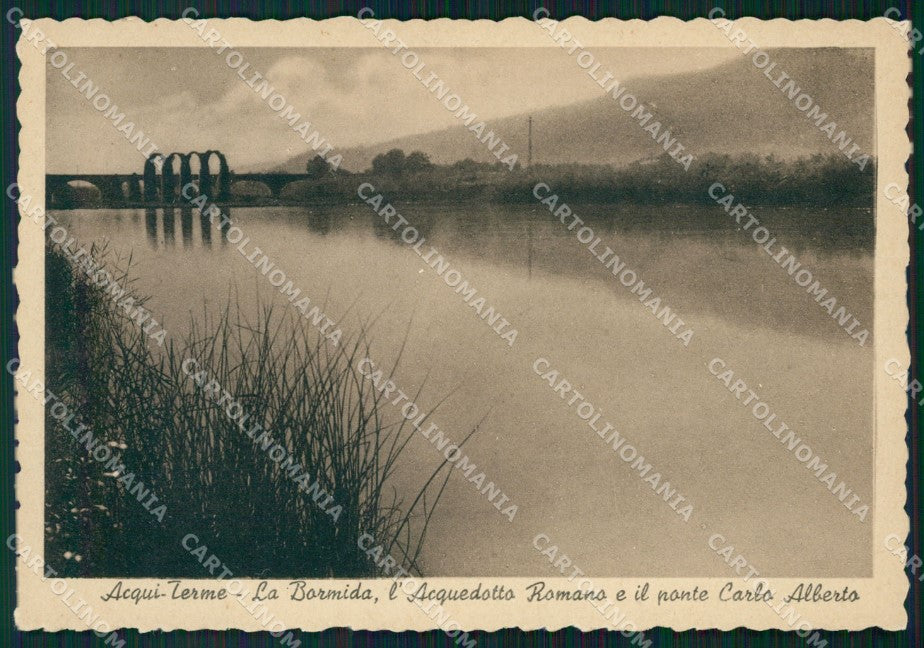 Alessandria Acqui Terme Bormida Acquedotto Romano FG cartolina KF2056 – fronte