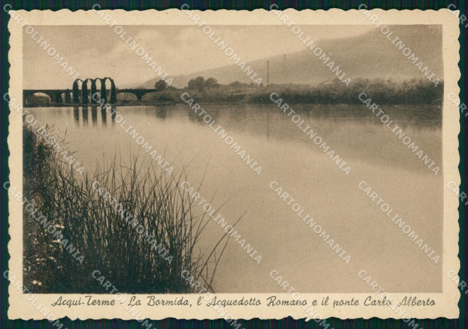 Alessandria Acqui Terme Bormida Acquedotto Romano FG cartolina KF2057 – fronte