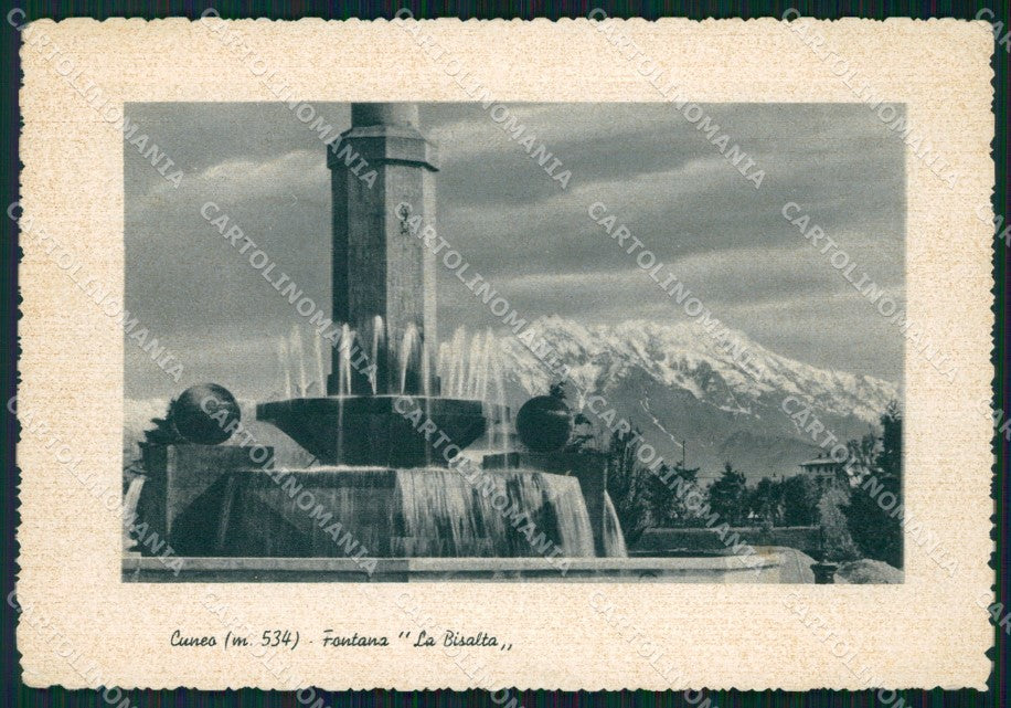 Cuneo Città Fontana FG cartolina KF2060 – fronte