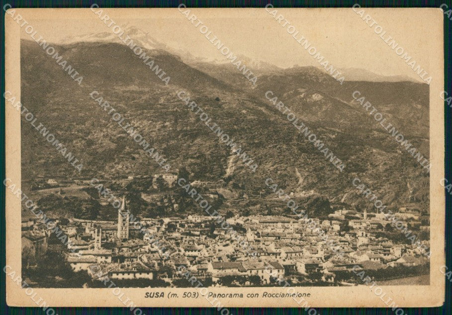 Torino Susa Rocciamelone PIEGHINA FG cartolina KF2063 – fronte