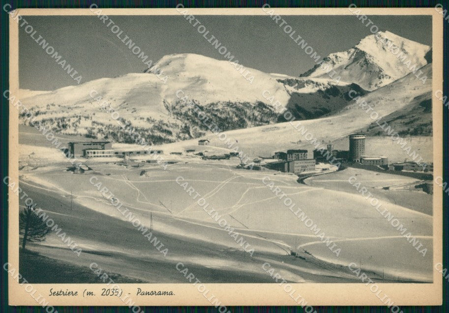 Torino Sestriere Nevicata FG cartolina KF2069 – fronte