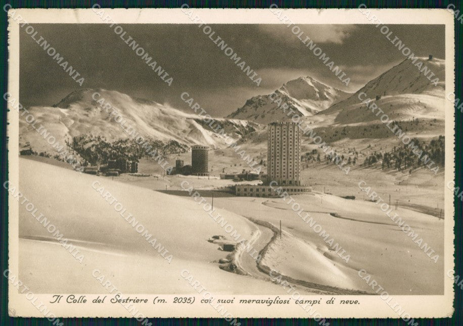 Torino Sestriere Nevicata FG cartolina KF2070 – fronte
