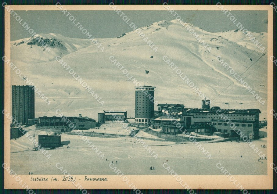 Torino Sestriere Nevicata FG cartolina KF2074 – fronte