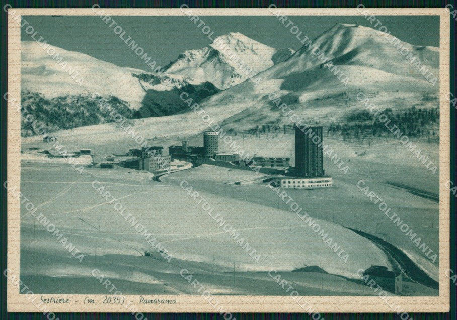 Torino Sestriere Nevicata FG cartolina KF2075 – fronte