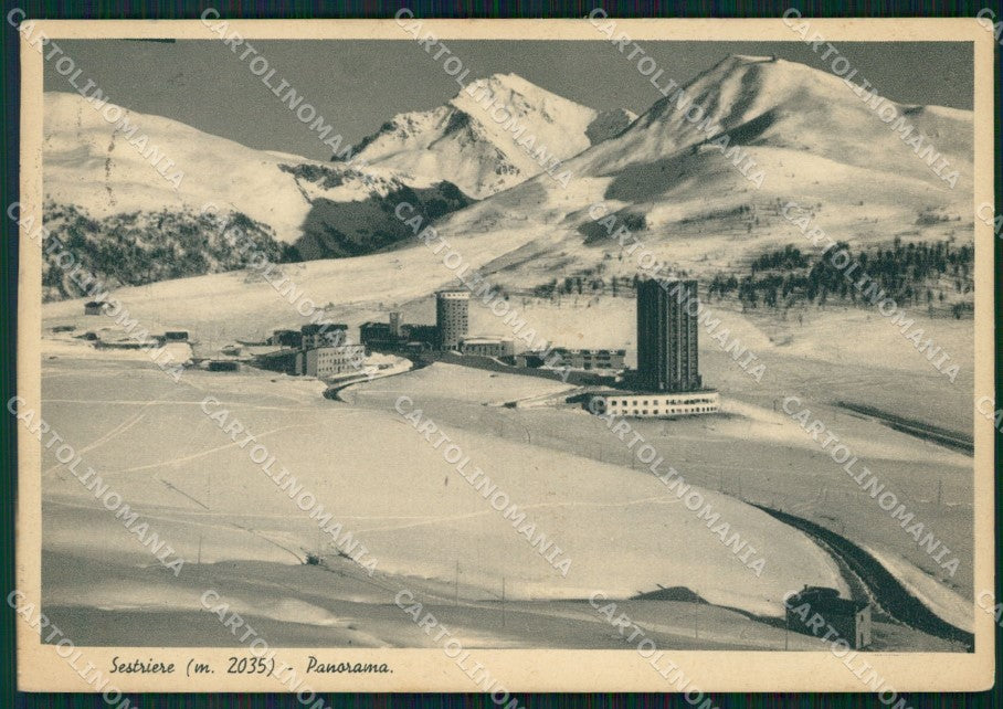 Torino Sestriere Nevicata FG cartolina KF2082 – fronte