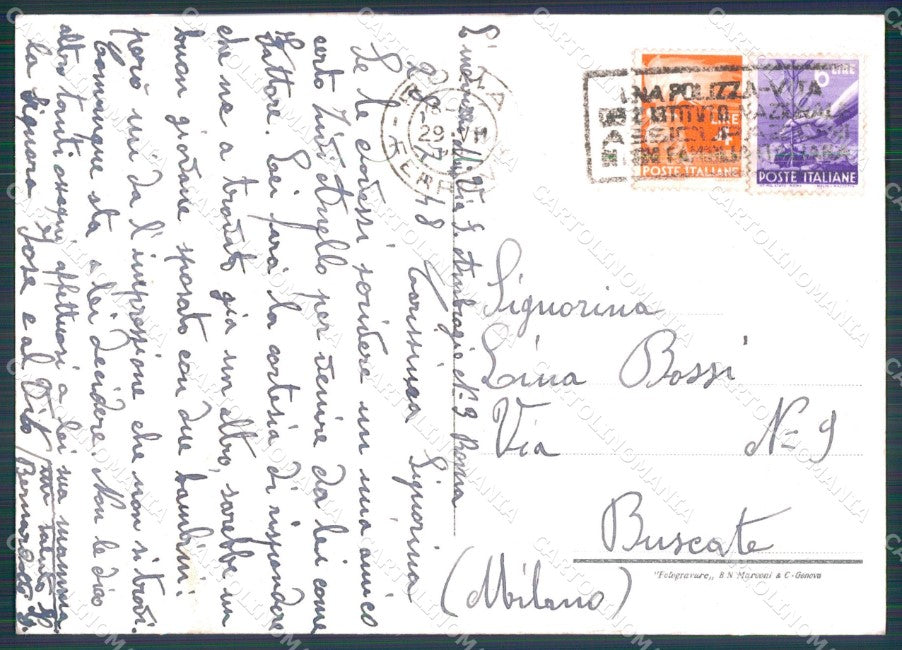 Arezzo Camaldoli Eremo FG cartolina KF2088 – retro