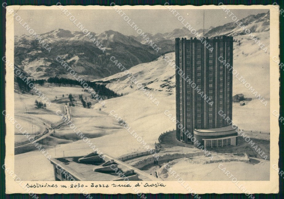 Torino Sestriere Nevicata FG cartolina KF2090 – fronte