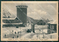 Torino Sestriere Nevicata Auto Sci FG cartolina KF2094 – fronte