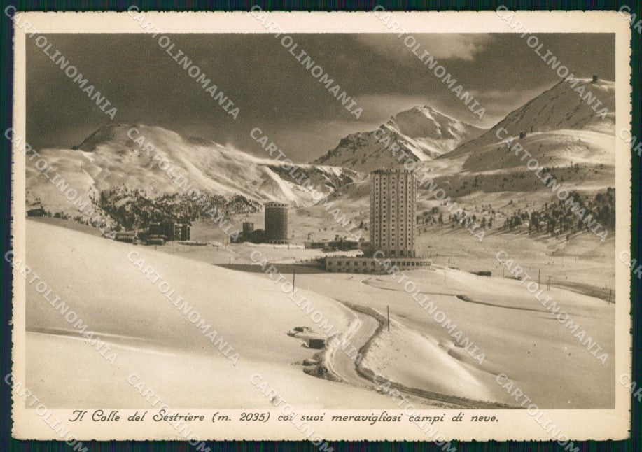 Torino Sestriere Nevicata FG cartolina KF2095 – fronte