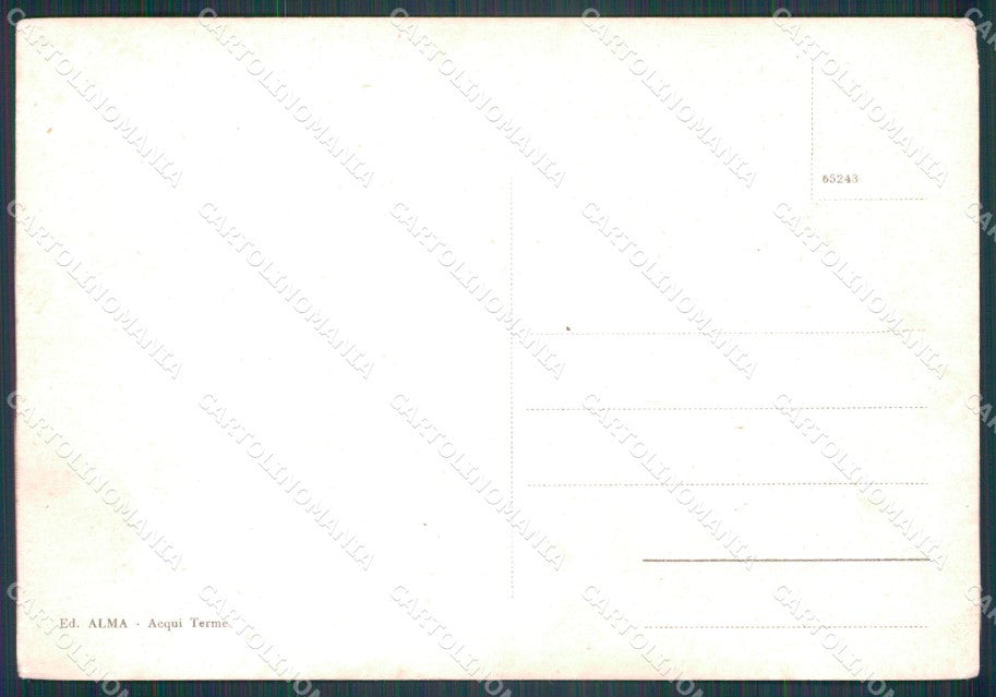 Alessandria Acqui Terme PIEGA FG cartolina KF2103 – retro