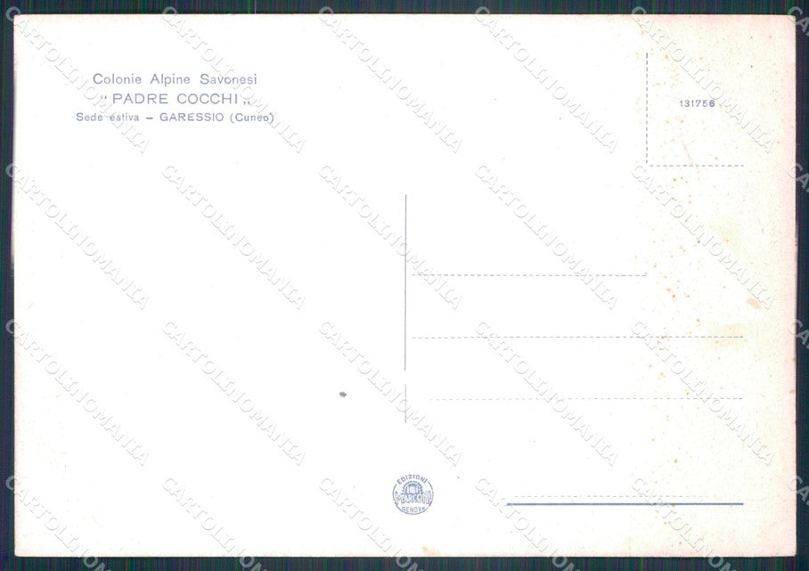 Cuneo Garessio Conca Garessina PIEGA FG cartolina KF2112 – retro