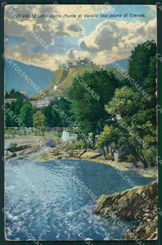 Vercelli Sacro Monte di Varallo Val Sesia FORI PIEGHINA cartolina KF2131 – fronte