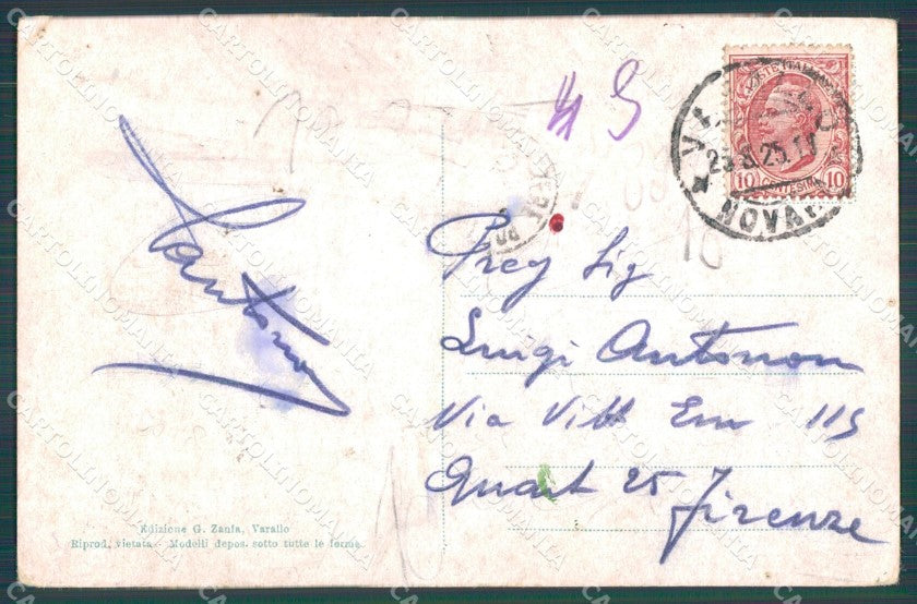 Vercelli Sacro Monte di Varallo Val Sesia FORI PIEGHINA cartolina KF2131 – retro