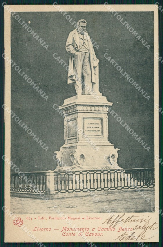 Livorno Città PIEGHINA cartolina KF2132 – fronte