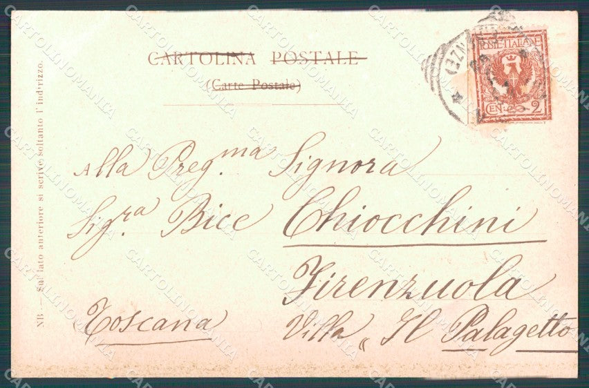 Livorno Città PIEGHINA cartolina KF2132 – retro