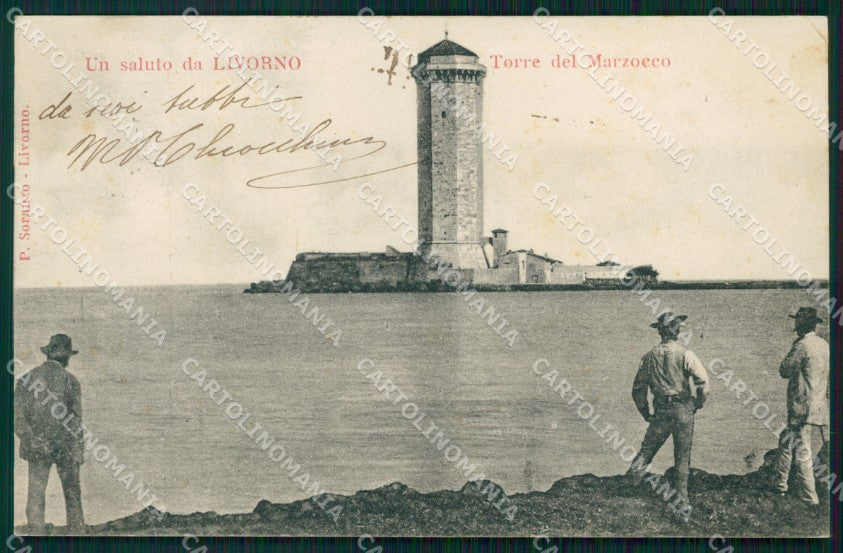 Livorno Città Torre del Marzocco cartolina KF2134 – fronte