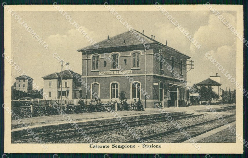 Varese Casorate Sempione Stazione PIEGA cartolina KF2150 – fronte