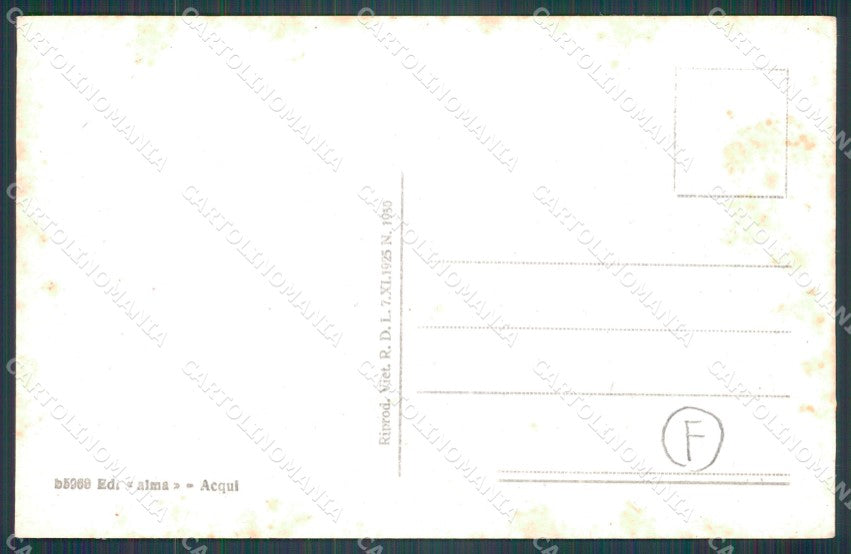 Alessandria Bistagno Stazione cartolina KF2155 – retro
