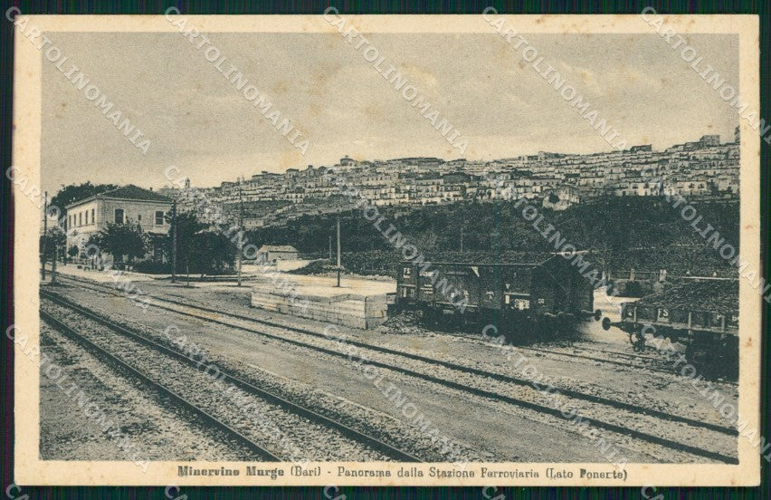 Bari Minervino Murge Stazione Treno cartolina KF2161 – fronte