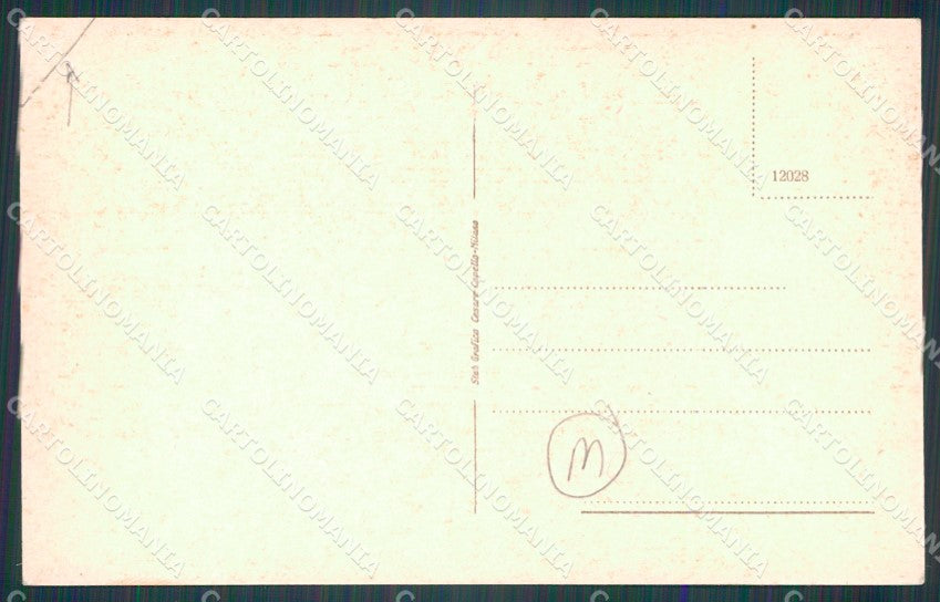 Foggia Manfredonia Siponto Stazione PIEGHINA cartolina KF2164 – retro