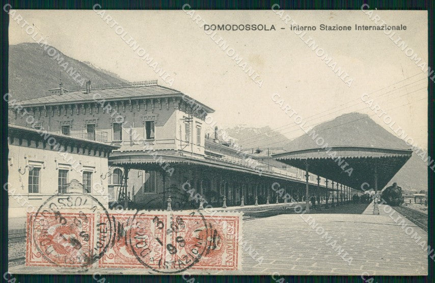 Verbania Domodossola Stazione Treno cartolina KF2167 – fronte