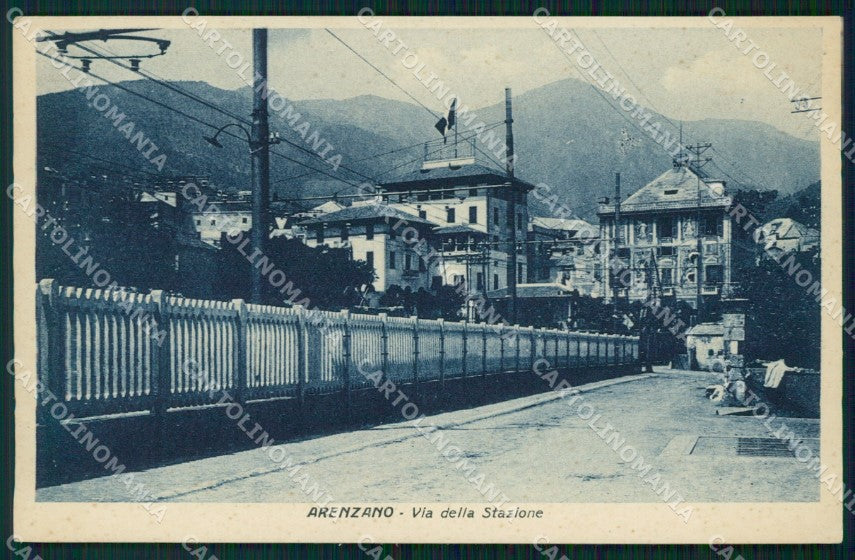 Genova Arenzano Stazione cartolina KF2187 – fronte