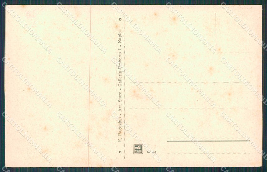 Napoli Città Funicolare al Vesuvio Stazione Superiore cartolina KF2192 – retro
