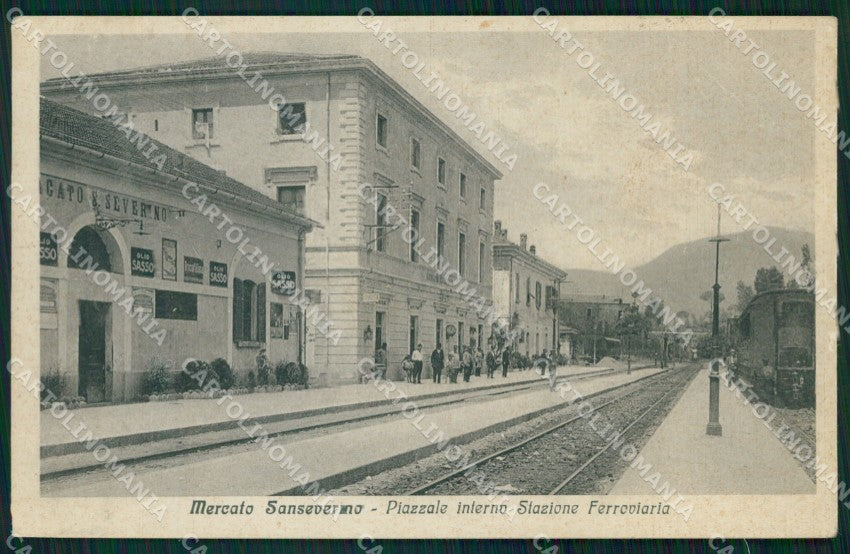 Salerno Mercato San Severino Stazione Treno PIEGHINE cartolina KF2200 – fronte