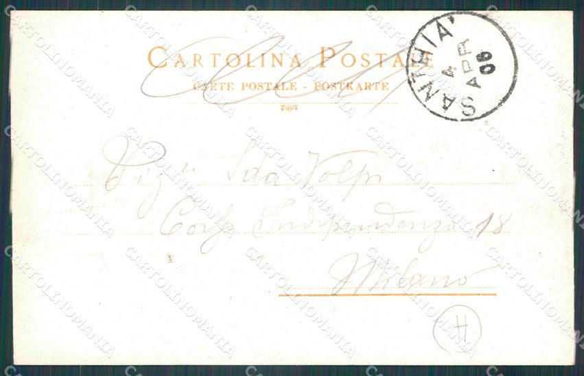 Vercelli Santhià Stazione cartolina KF2203 – retro